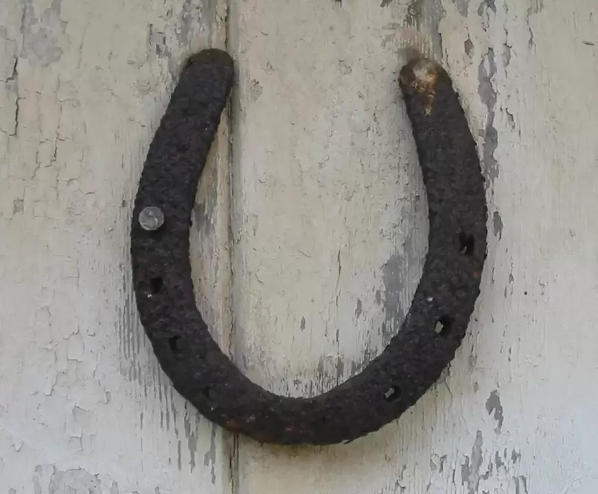 good luck agimat - horseshoe